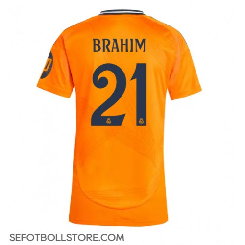 Real Madrid Brahim Diaz #21 Replika Bortatröja Dam 2024-25 Kortärmad